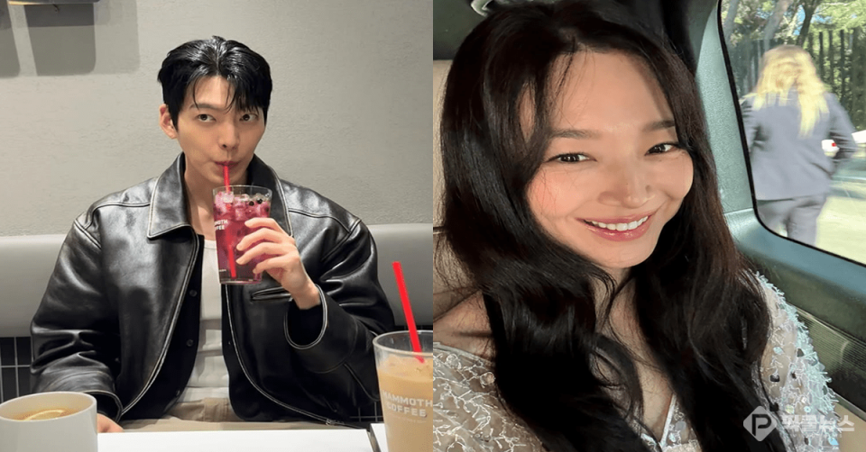 사진 = 김우빈, 신민아 SNS