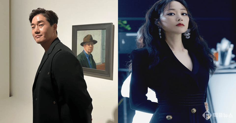 사진 = 유지태, 김효진 SNS